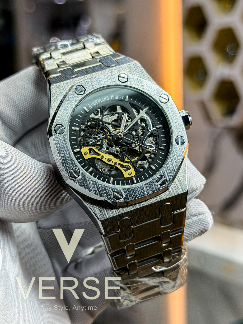 Audemars Piguet Automatic Skeleton Black Dial AA