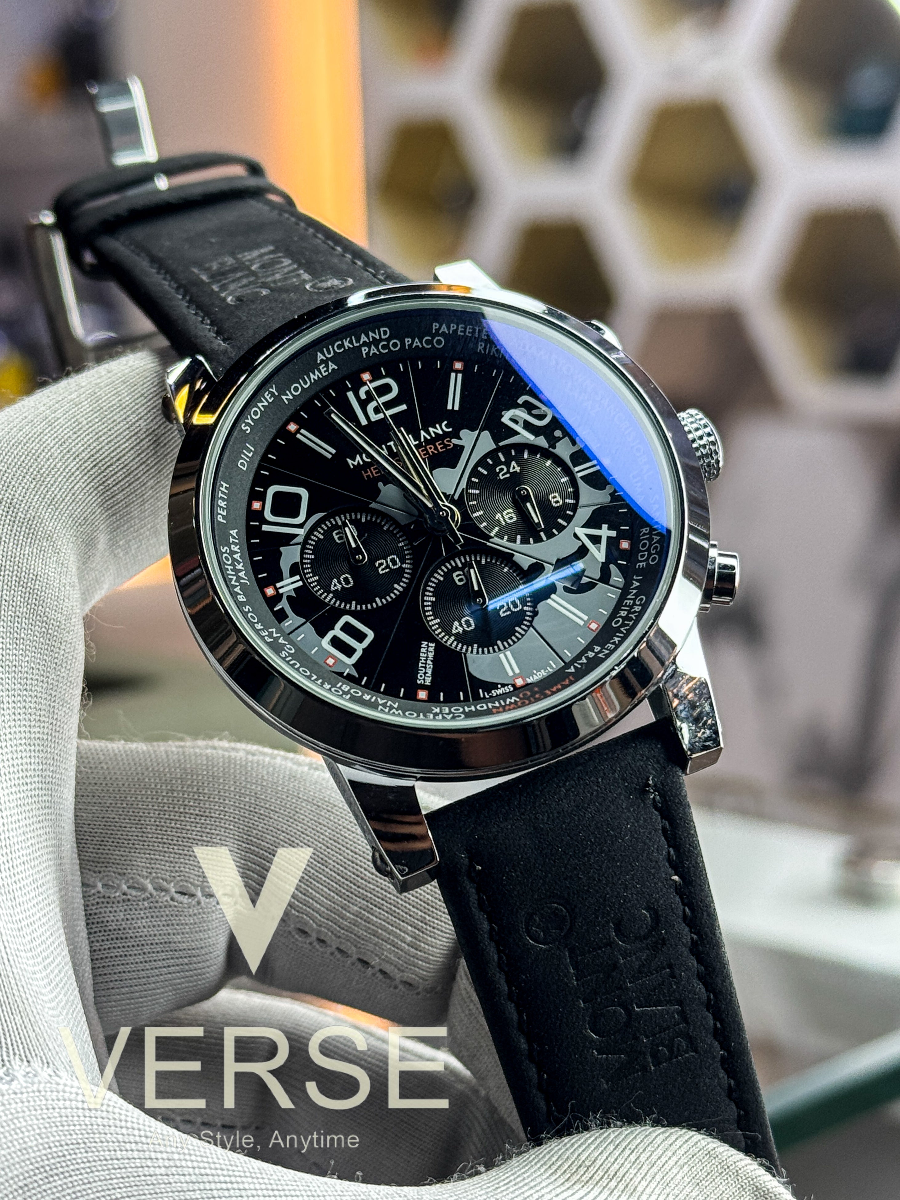 MontBlanc Timewalker Word time Hemisphere - VERSE - 