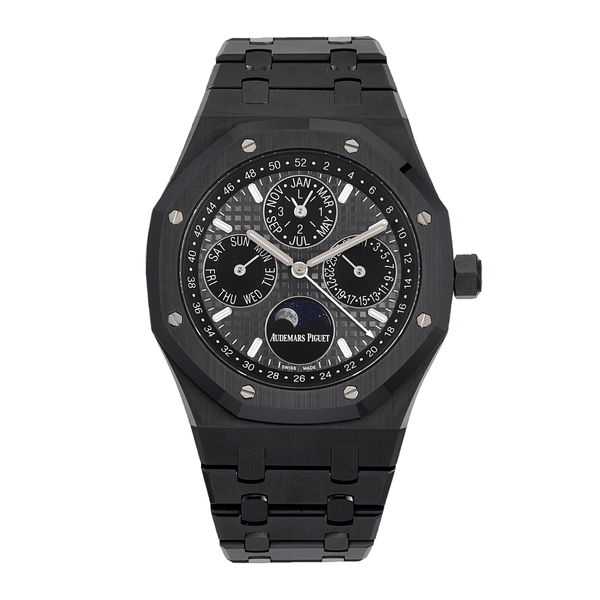 Audemars Piguet Royal Oak Perpetual Calendar Slate Black Dial 41mm 26579CE FULL SET MASTER