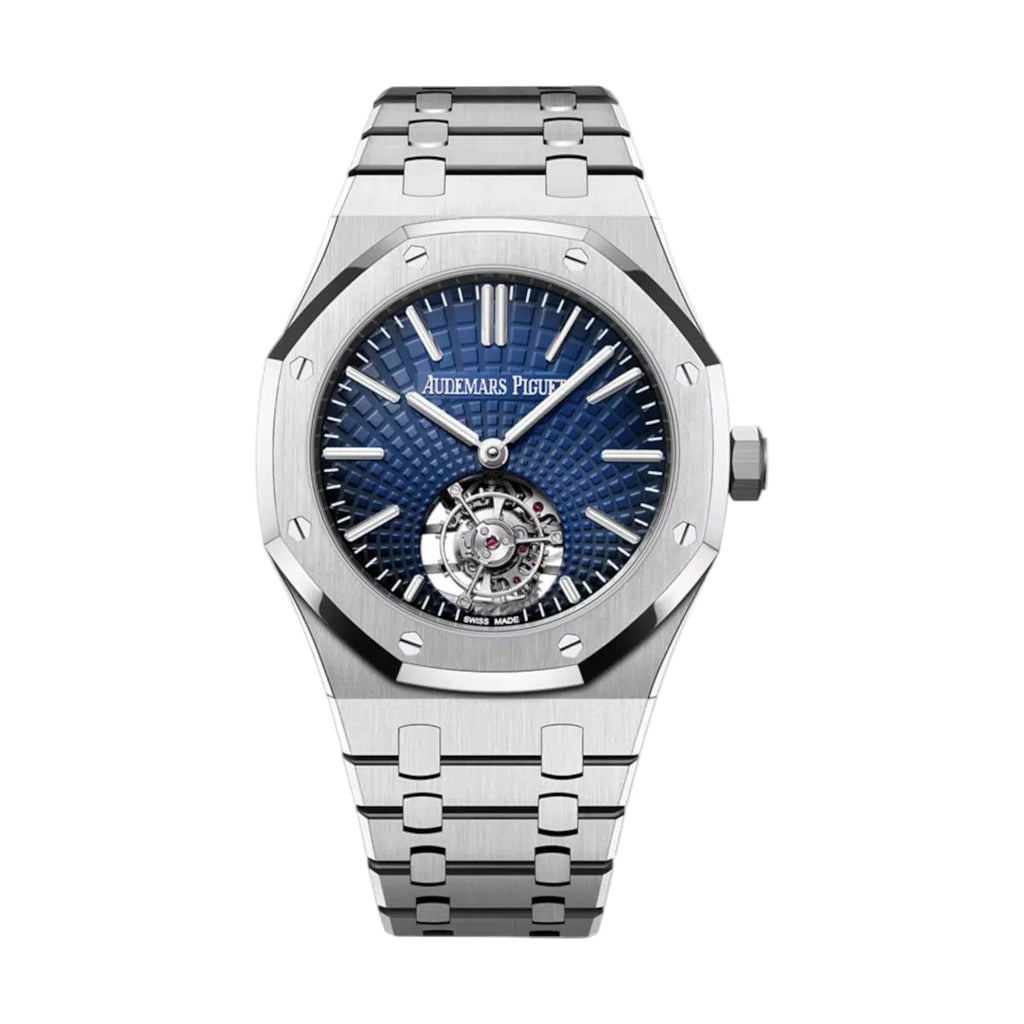 Audemars Piguet Royal Oak Selfwinding Flying Tourbillon 41mm – Smoked Blue Dial MASTER
