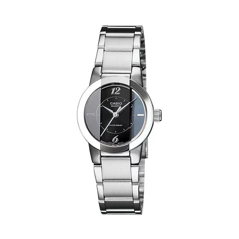 Casio LTP-1230D-1CDF black dial women's stainless steel watch