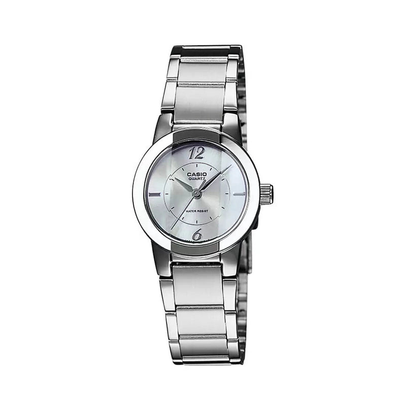 Casio LTP-1230D-7CDF white dial women's stainless steel watch
