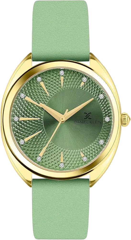Daniel Klein DK.1.14021-3 green sunray dial women’s watch