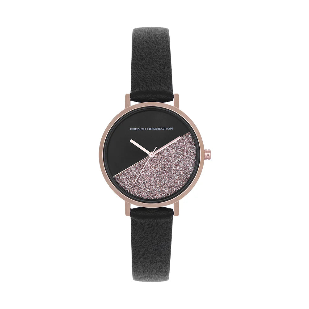 French Connection Spring-Summer 2021 Analog Black Dial Women's Watch FCN0008A-R