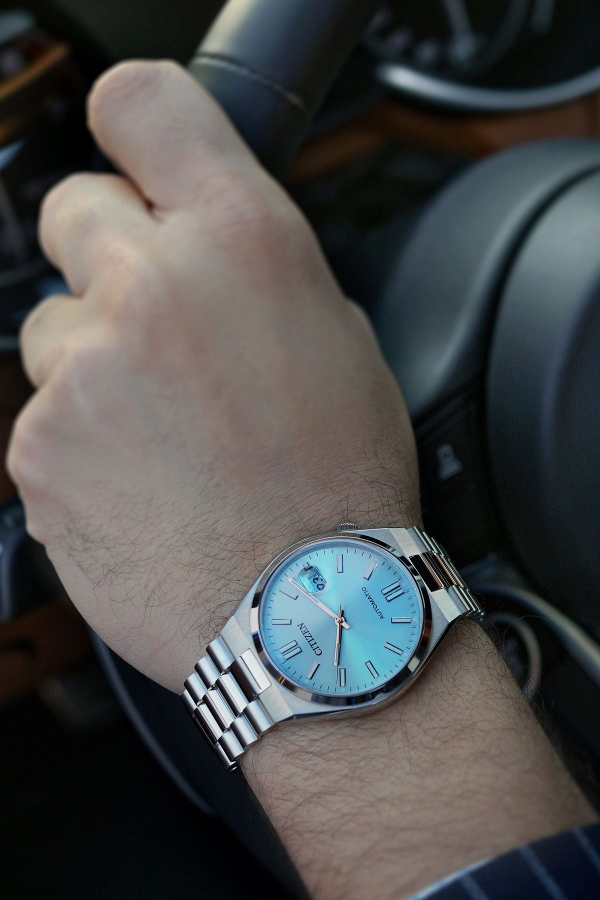 Citizen Tsuyosa Automatic NJ0151-88M – Blue Dial Stainless Steel Watch (Cal. 8210)