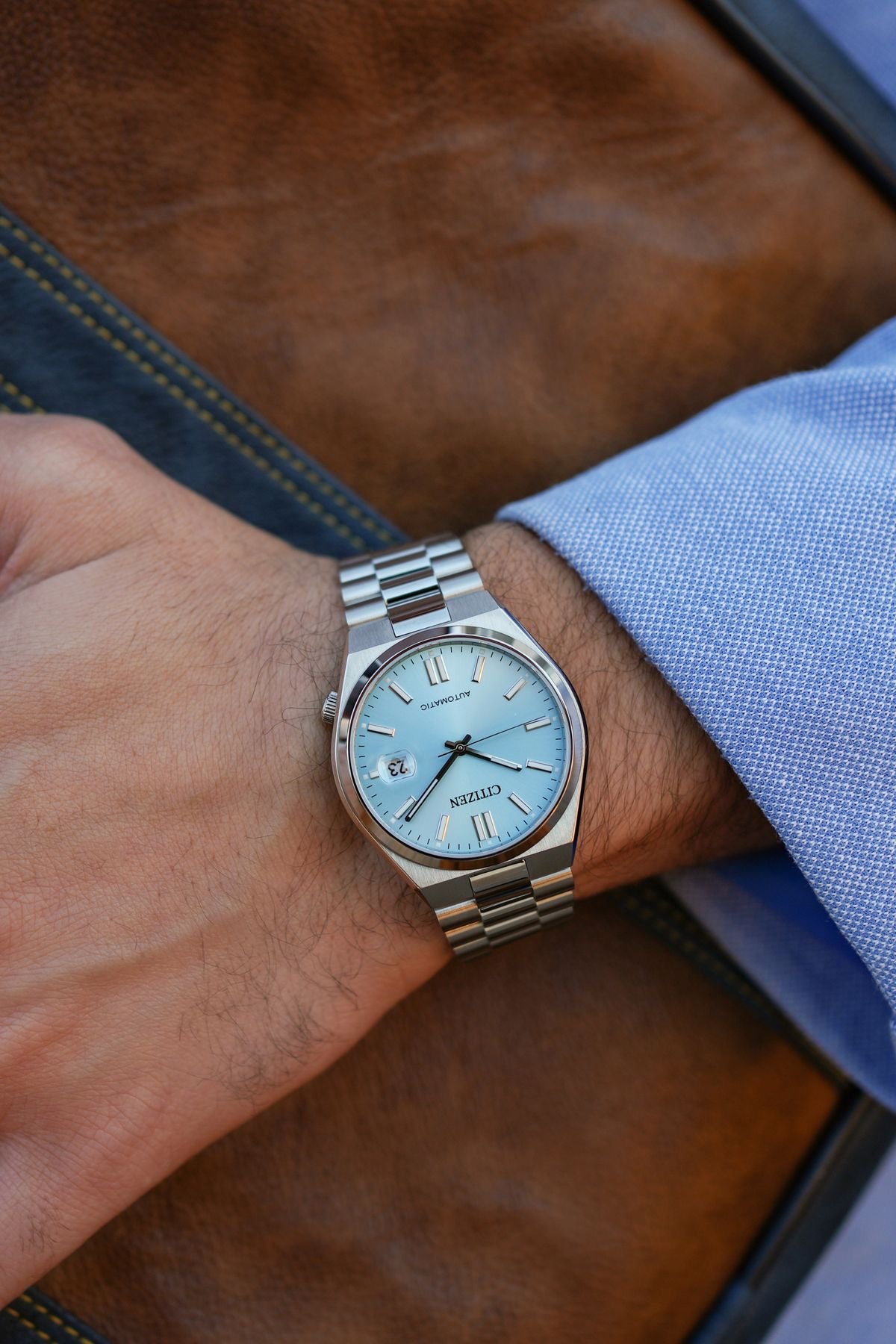 Citizen Tsuyosa Automatic NJ0151-88M – Blue Dial Stainless Steel Watch (Cal. 8210)