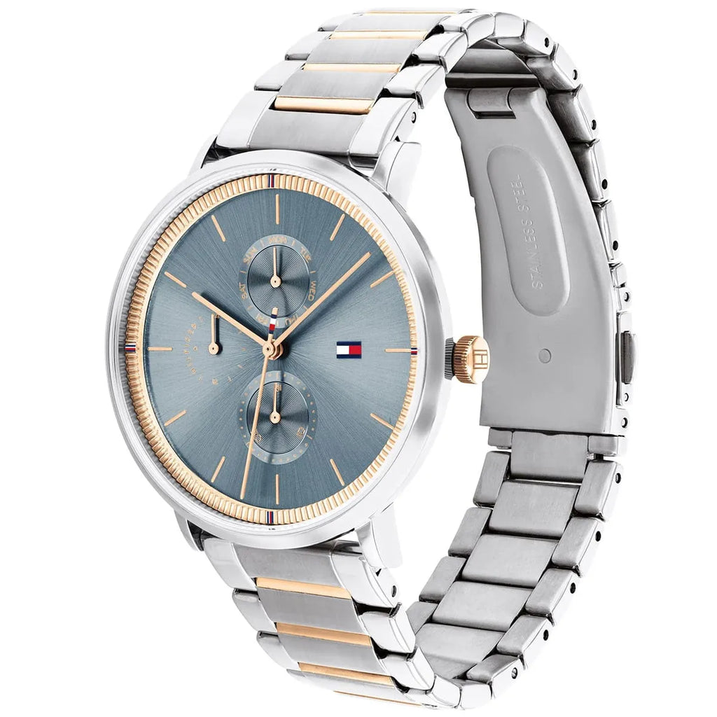 Tommy Hilfiger Jenna 1782298 Women’s Two-Tone Stainless Steel Multifunction Watch – 38 mm
