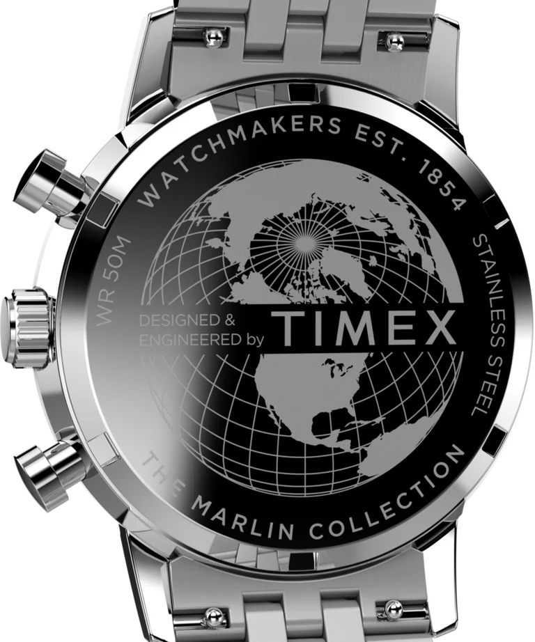 Timex Marlin Chronograph Tachymeter 42mm Stainless Steel Men’s Watch – TWEG26704