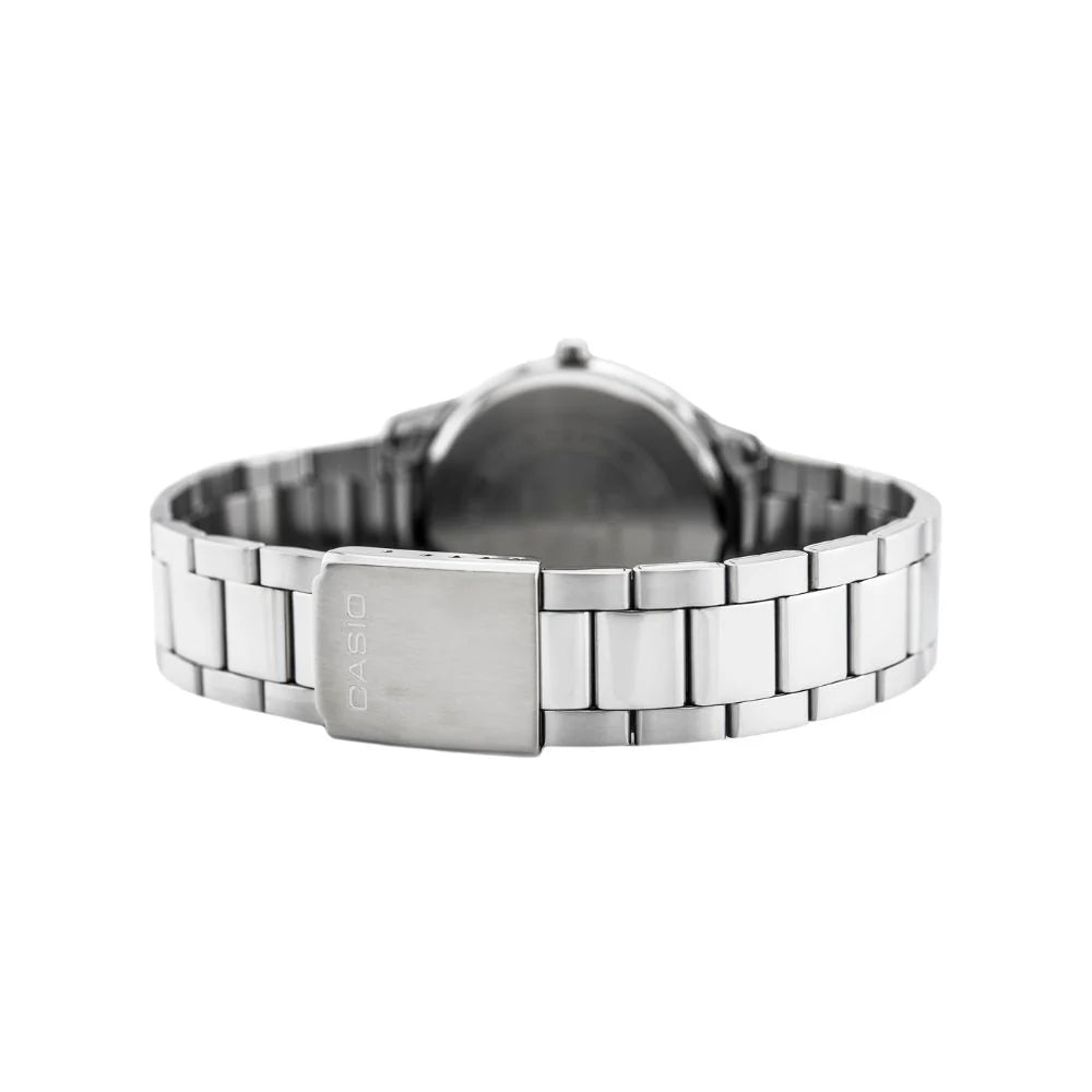 Casio MTP-1303D-1A Men’s 39 mm Quartz Watch – Black Dial & Stainless Steel Bracelet