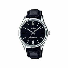 Casio V005L-1B Men’s 40 mm Quartz Analog Watch – Black Dial & Stainless Steel Bracelet