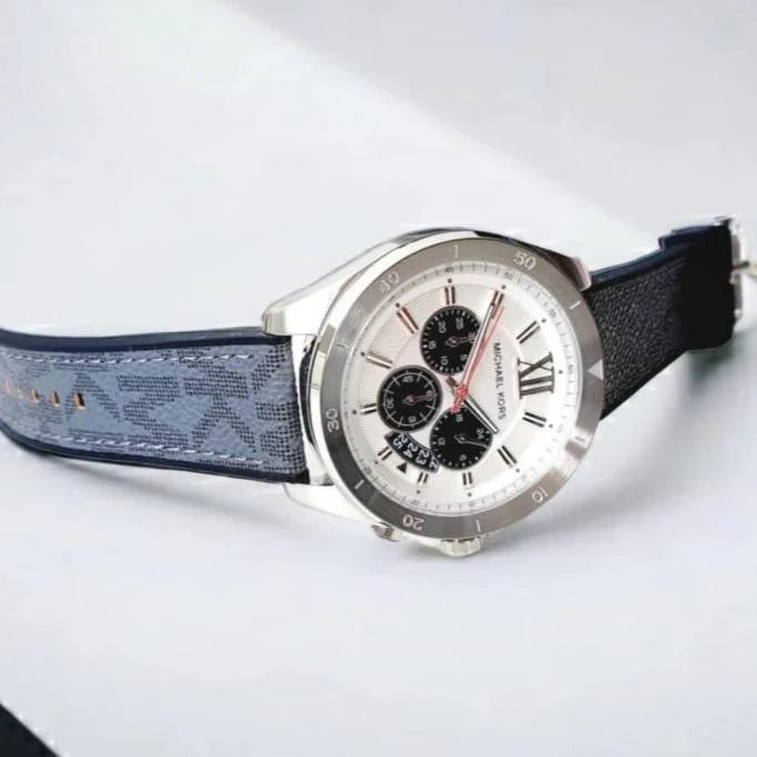 MICHAEL KORS Brecken Chronograph Silver Dial Men's Watch MK8922