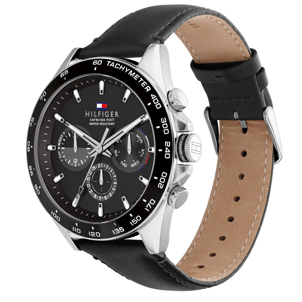 TOMMY HILFIGER Owen Multifunction Black Dial Men's Watch 1791964