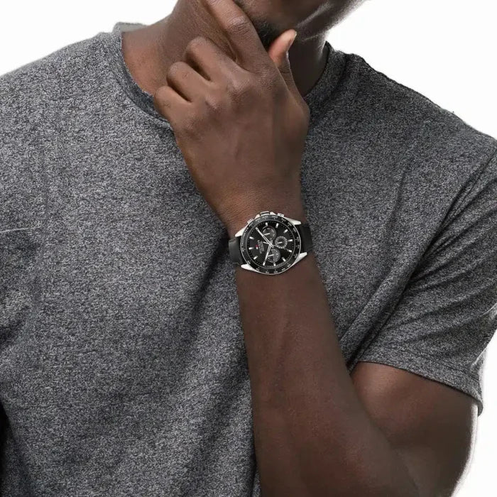 TOMMY HILFIGER Owen Multifunction Black Dial Men's Watch 1791964