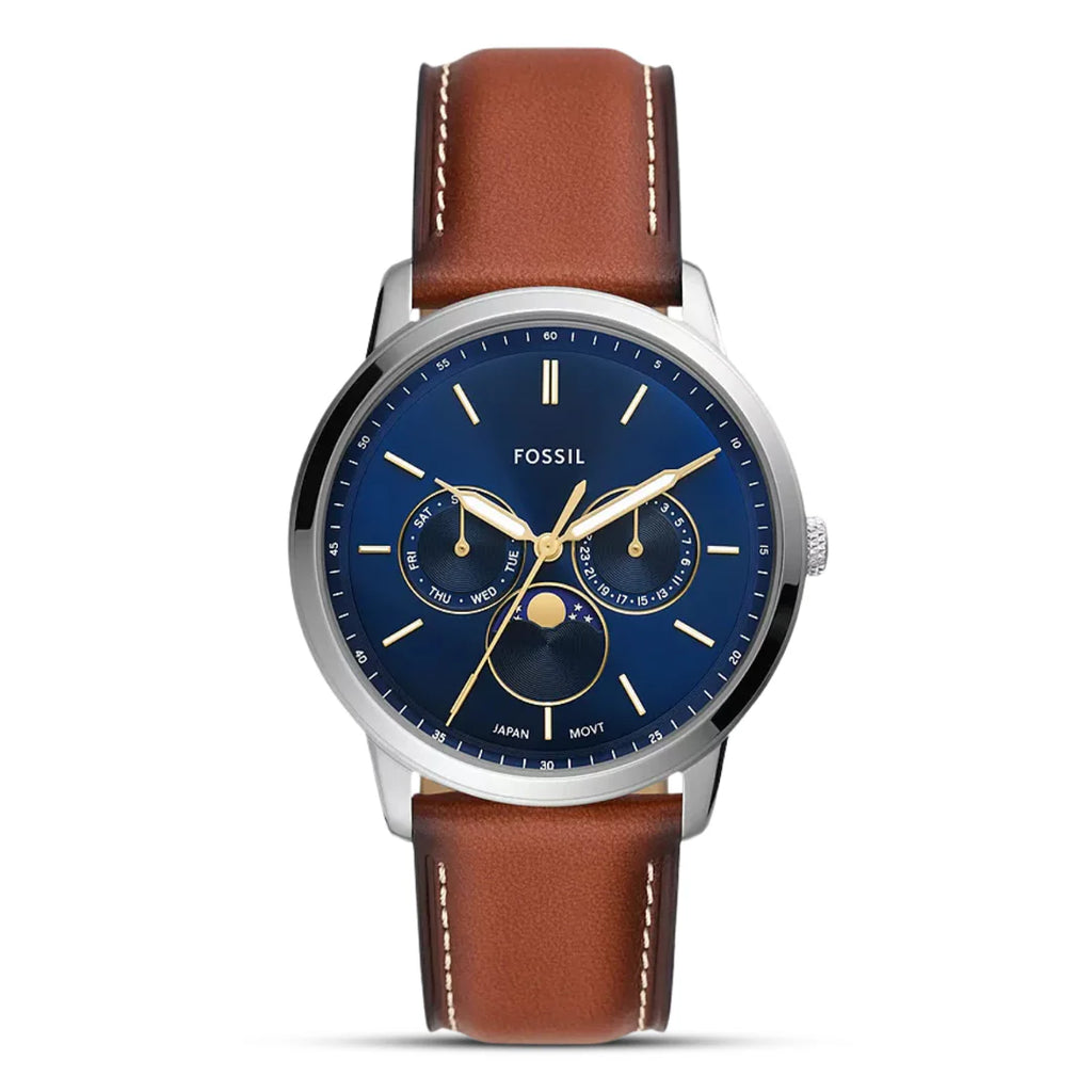 FOSSIL Neutra Moonphase Multifunction Blue Dial Men's Watch FS5903