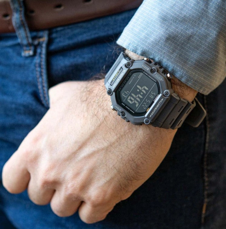 Casio AE-1600H-8BV Men’s Grey Resin Digital Watch| Casio AE-1600H-8BV