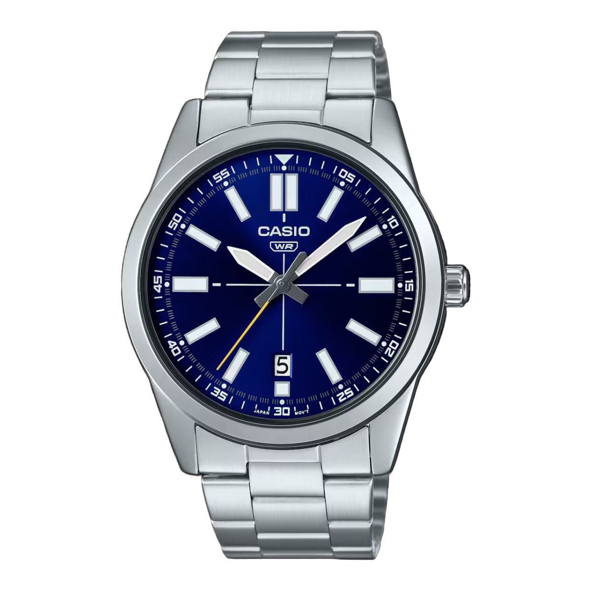 Casio MTP-VD02D-2E Men’s Stainless Steel Watch – Blue Dial