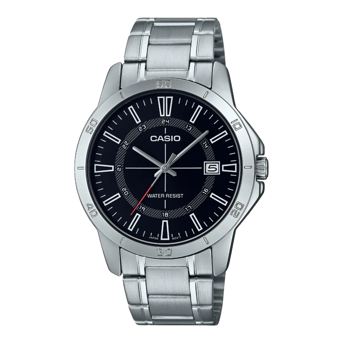 Casio MTP-V004D-1CUDF Men’s Stainless Steel Watch – Black Dial