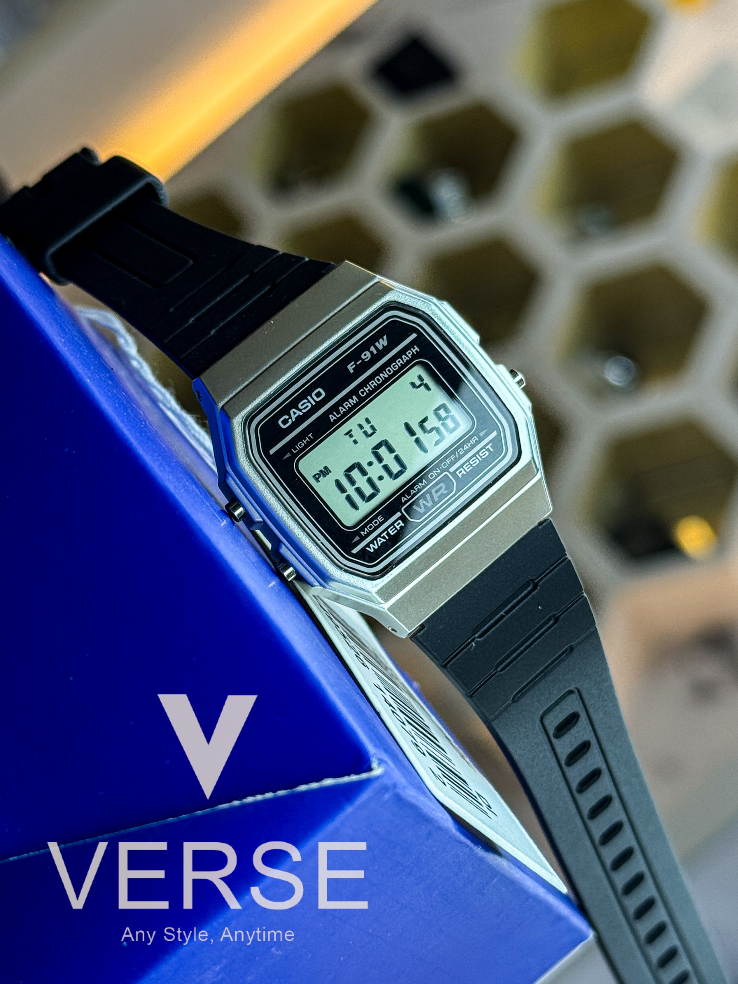 Casio F-91WM-7A Men’s Black Resin Digital Watch| Casio F-91WM-7A