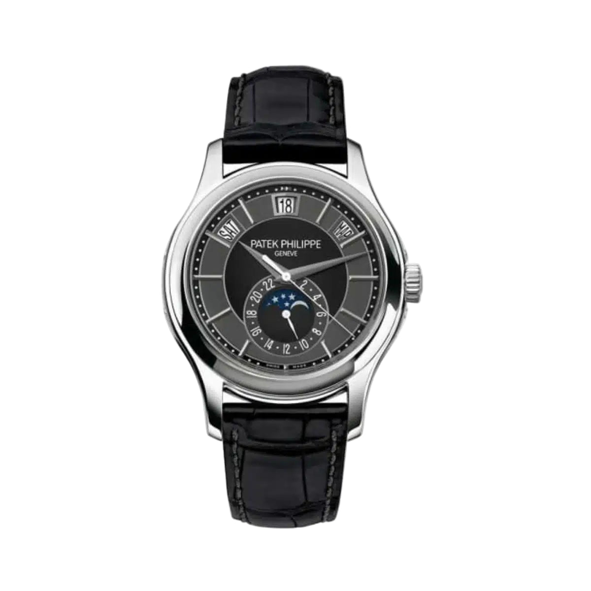 Patek Philippe Complications Annual Calendar 40mm Black Two-Tone Dial Euro