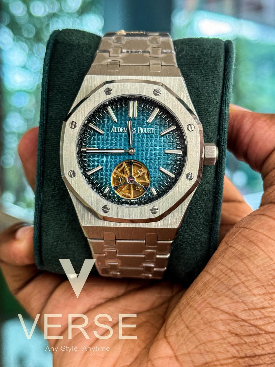 Audemars Piguet Royal Oak Selfwinding Flying Tourbillon Ref. 26730TI.OO | 41mm Ombré Ocean Teal Dial - Master - VERSE - 