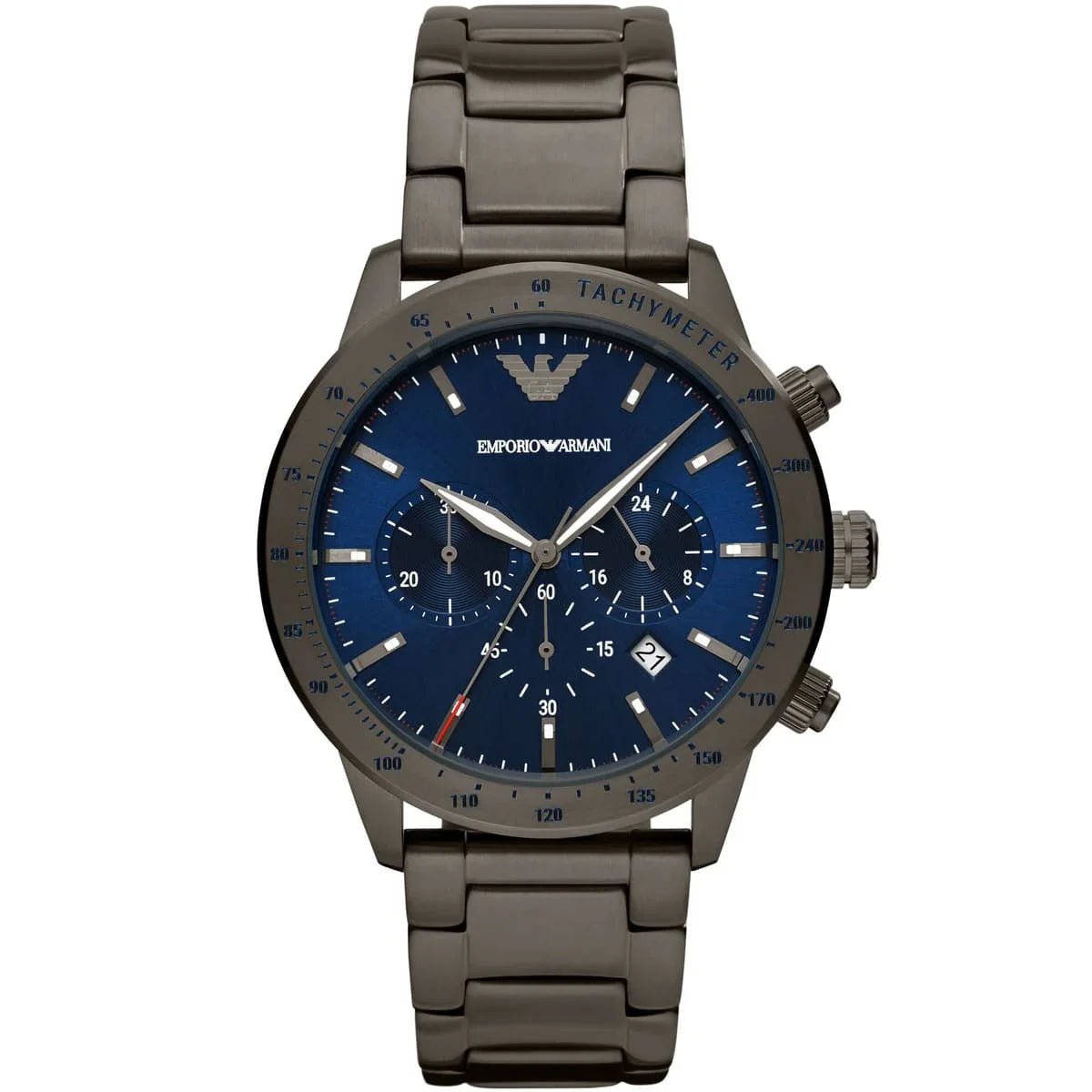Emporio Armani Mario Chronograph Gunmetal Men’s Watch | AR80045 - VERSE - 