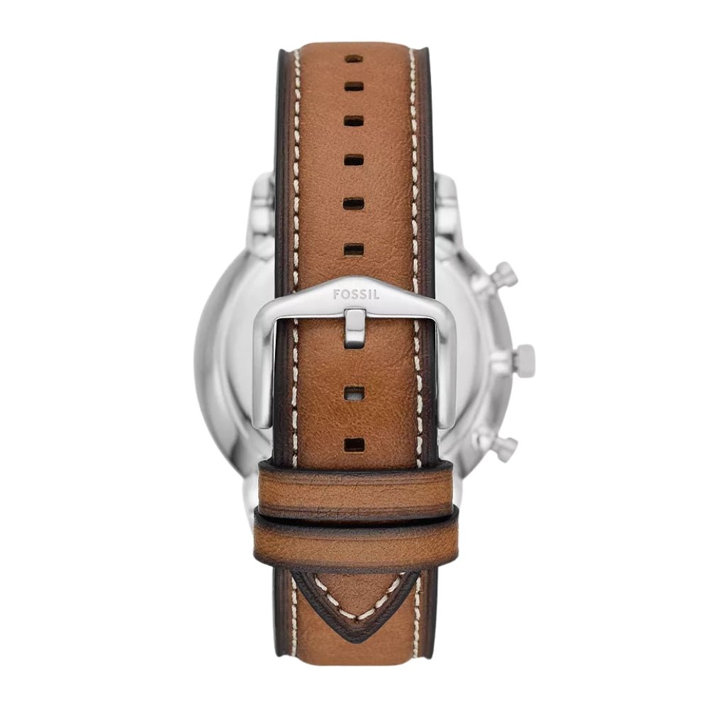 Fossil Neutra Chronograph Green Dial Tan Brown Leather Men's Watch | Fossil FS5963 - VERSE - 