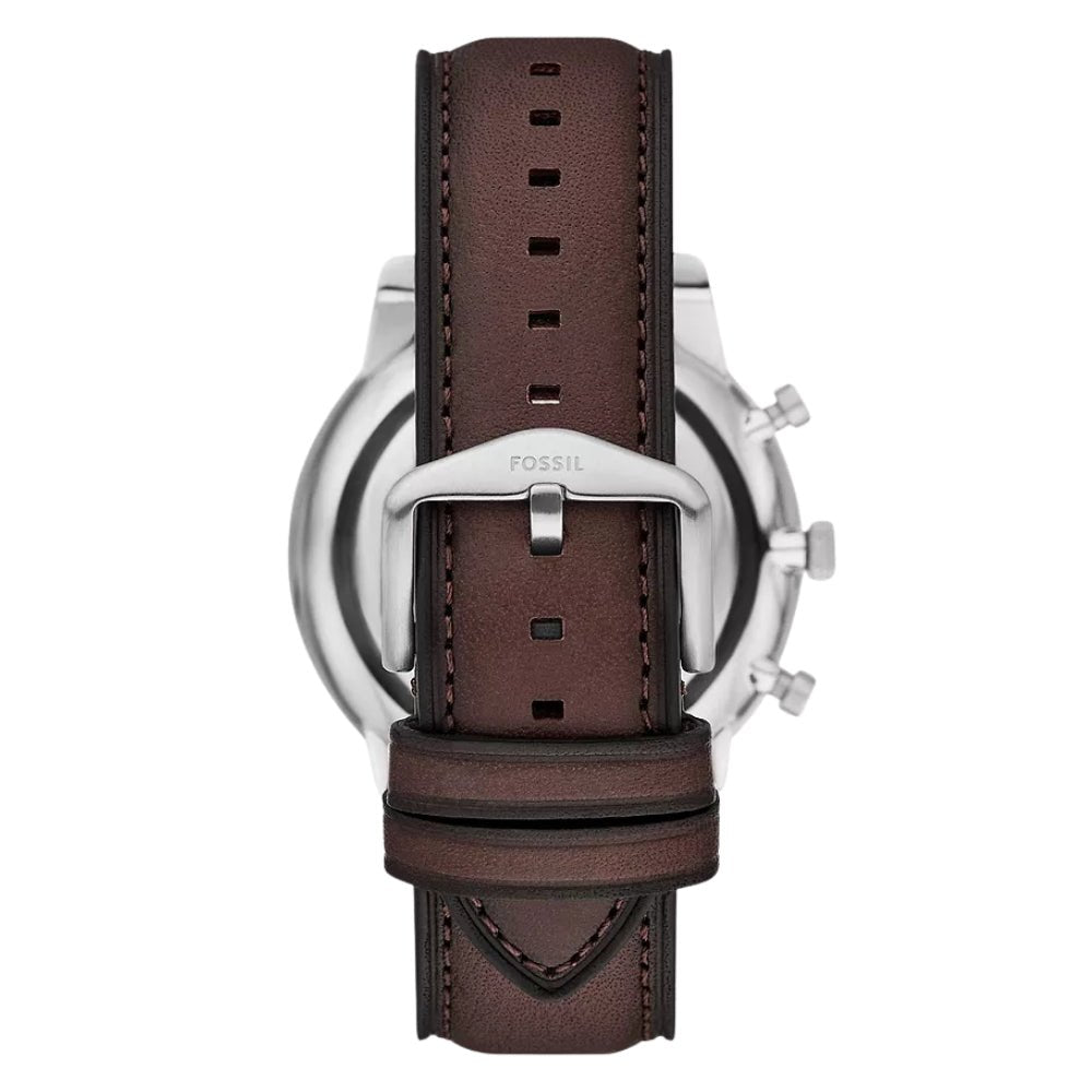 Fossil Neutra Chronograph Ice Blue Dial Brown Leather Men's Watch | Fossil FS6109 - VERSE - 