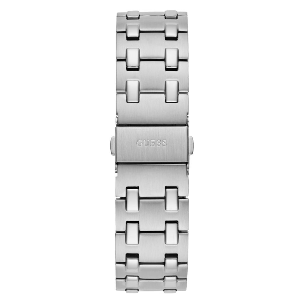 Guess Asset Octagonal Black Dial Stainless Steel Men's Quartz Watch | GW0575G1 - VERSE - 