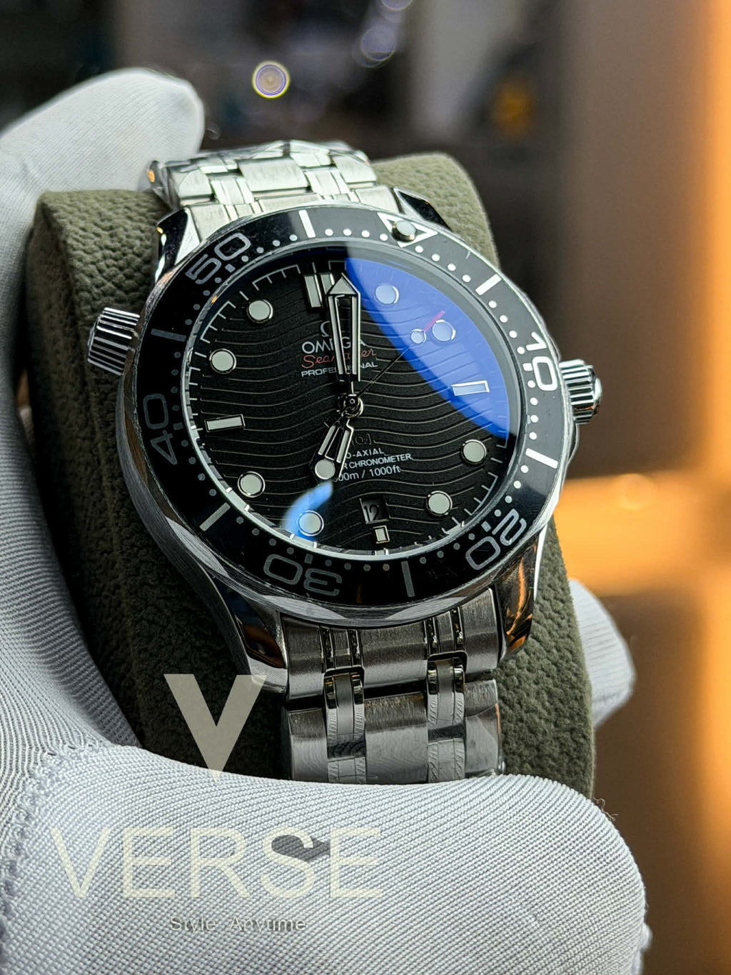 Omega SeaMaster Diver 300m Automatic - Black Dial Semi Triple A - VERSE - 