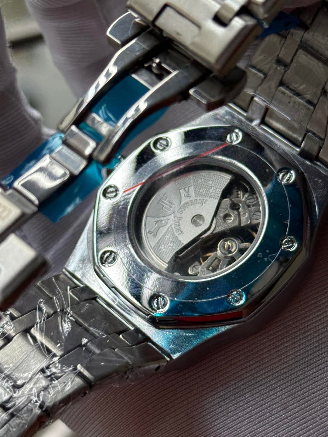 Audemars Piguet Automatic Skeleton Black Chain AA