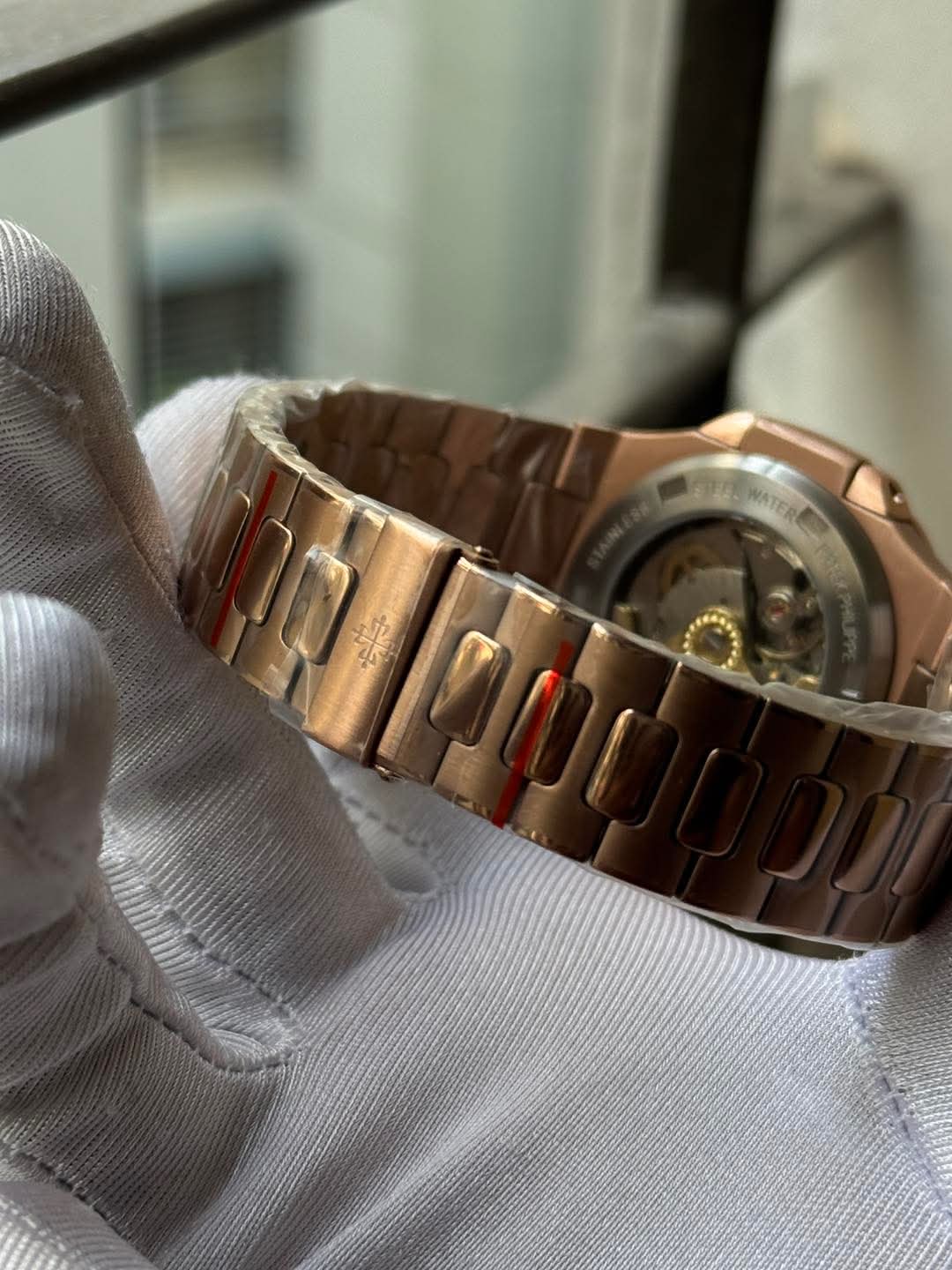 Patek Philippe Nautilus Automatic Rose Gold - Black Dial Triple A