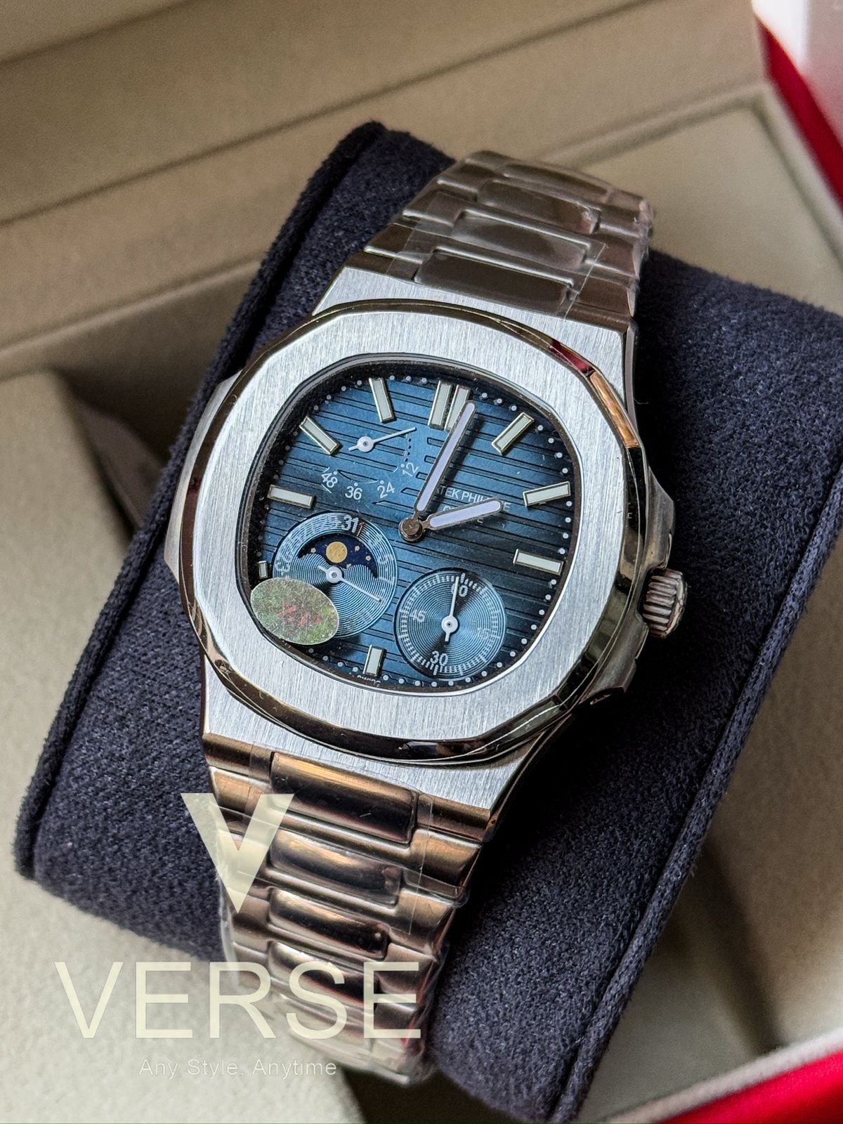 Patek Phlippe Perpetual Calender Blue Automatic Master