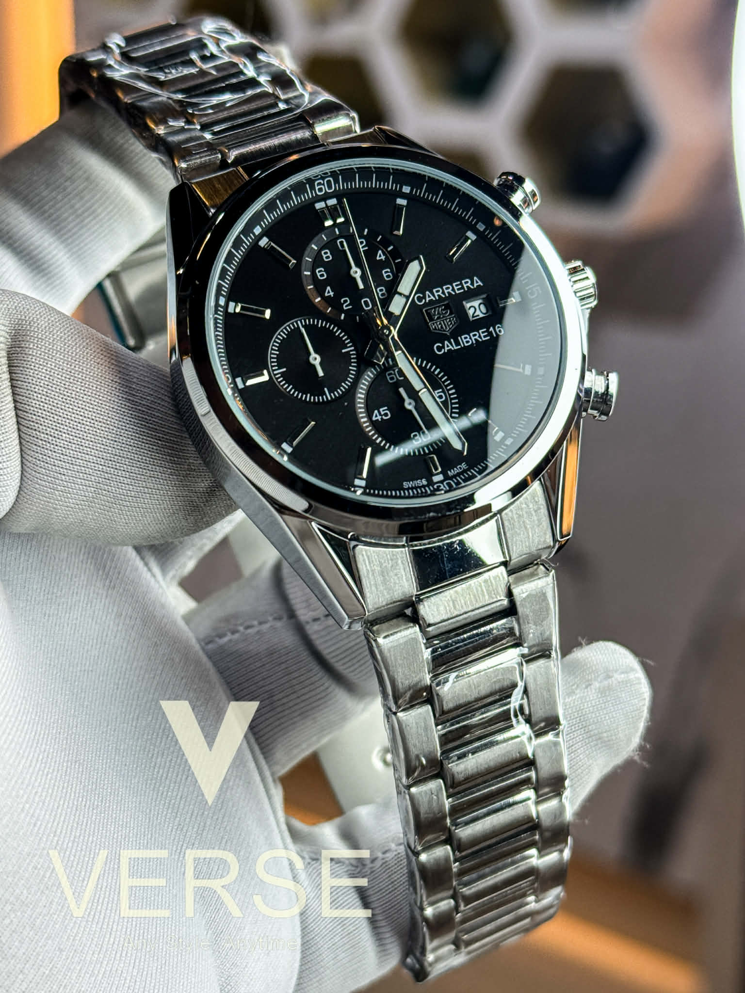 TAG Heuer Carrera Calibre 16 - Chronograph | Black Dial