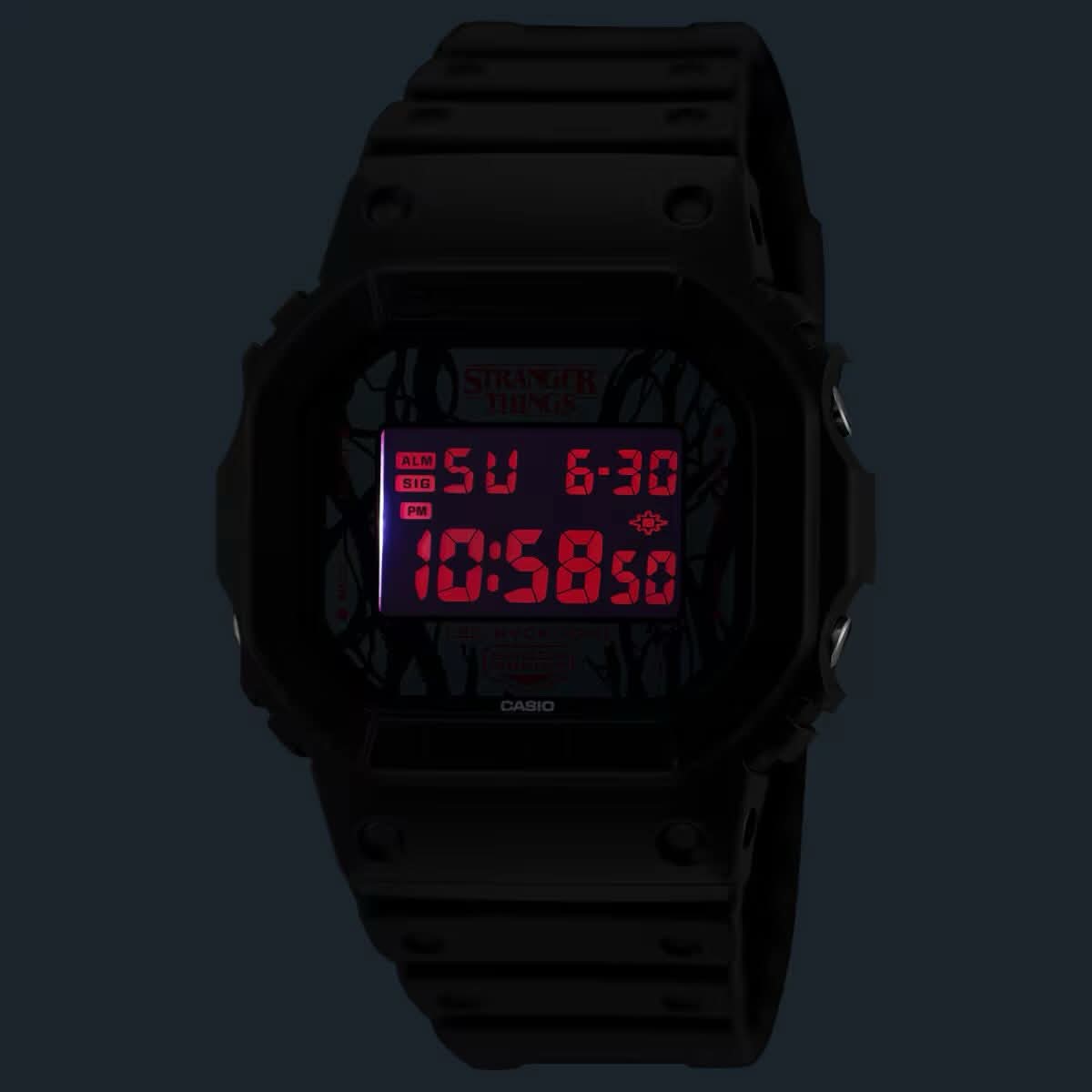 Casio G-Shock DW-5600STT-1 “Casio x Stranger Things” Digital Men’s Watch | Casio G-Shock DW-5600STT-1