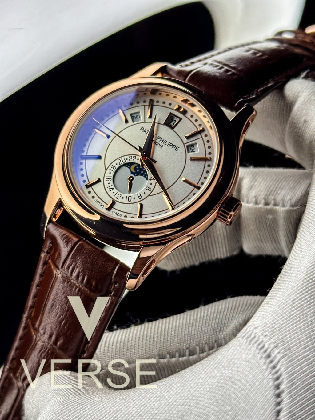 Patek Philippe Complications Quartz AA Brown Belt