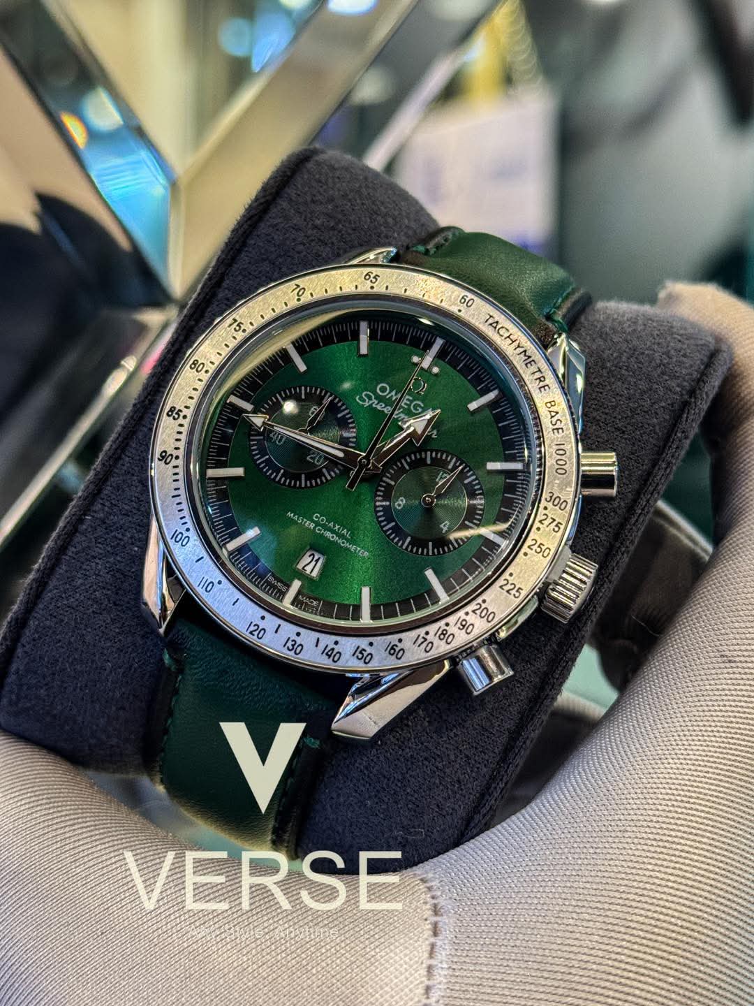 Omega Speedmaster 57 Green Belt Green Dial AA