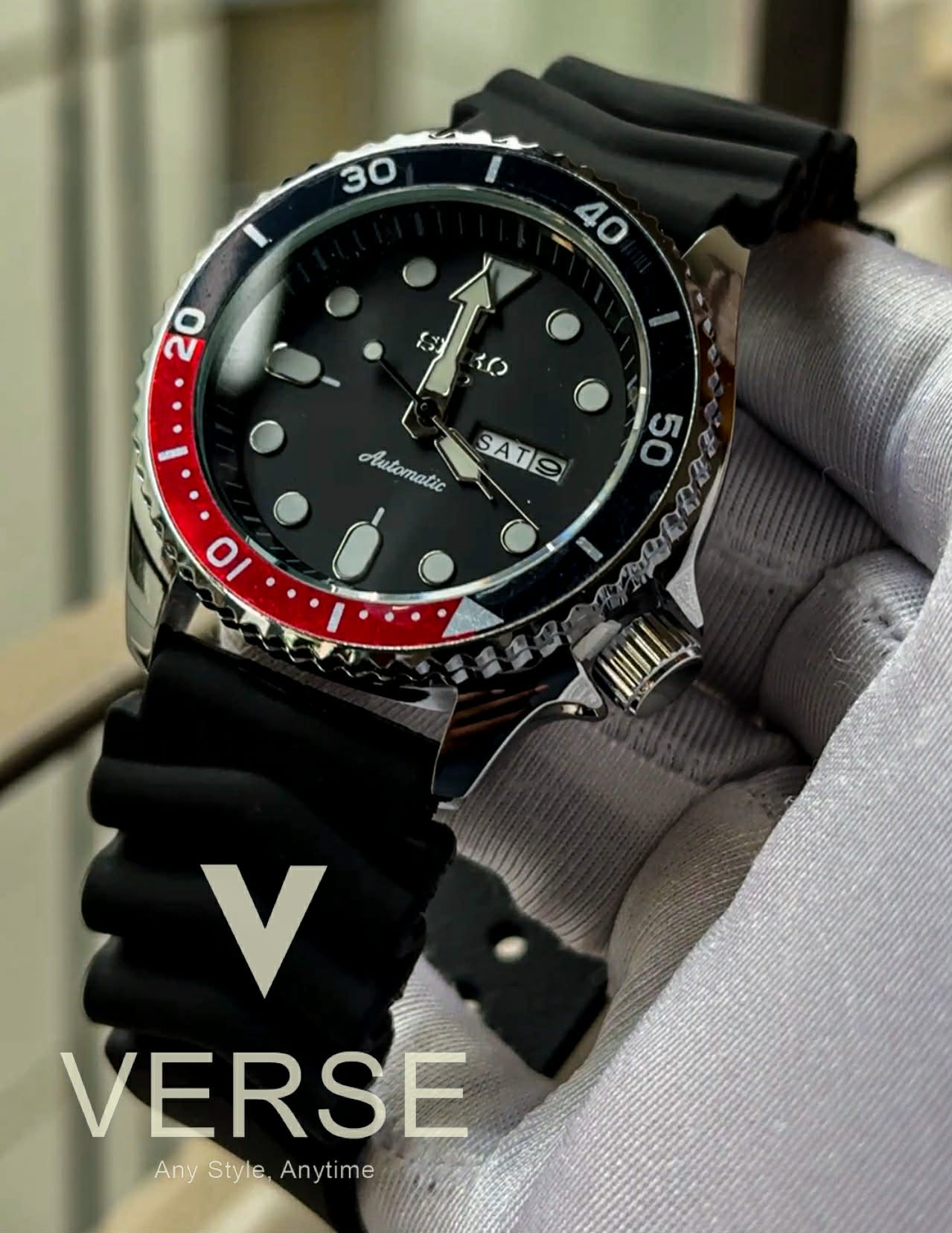 Seiko 5-Sports SKX Sweep "Coke" AA | Free Nato Strap Offer