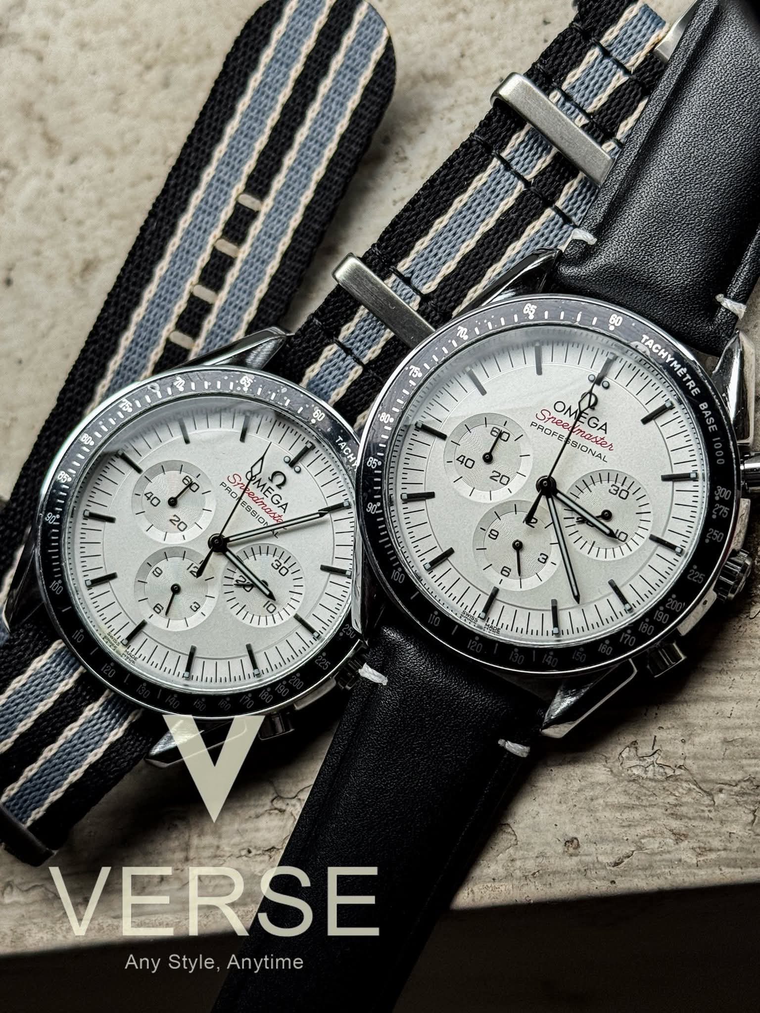 OMEGA BLACK BELT WHITE DIAL FREE NATO STRAP OFFER AA