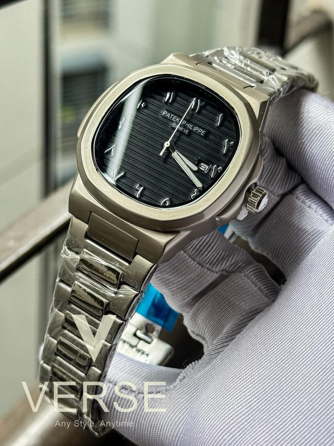 Patek Philippe Nautilus Arabic Black Dial AA