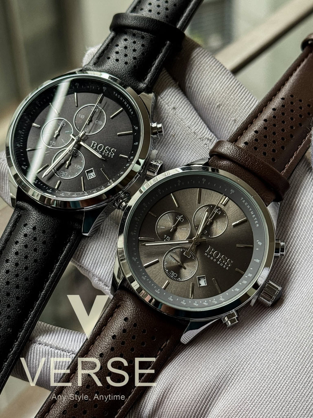 Boss Grand Prix Chronograph Black Belt AA