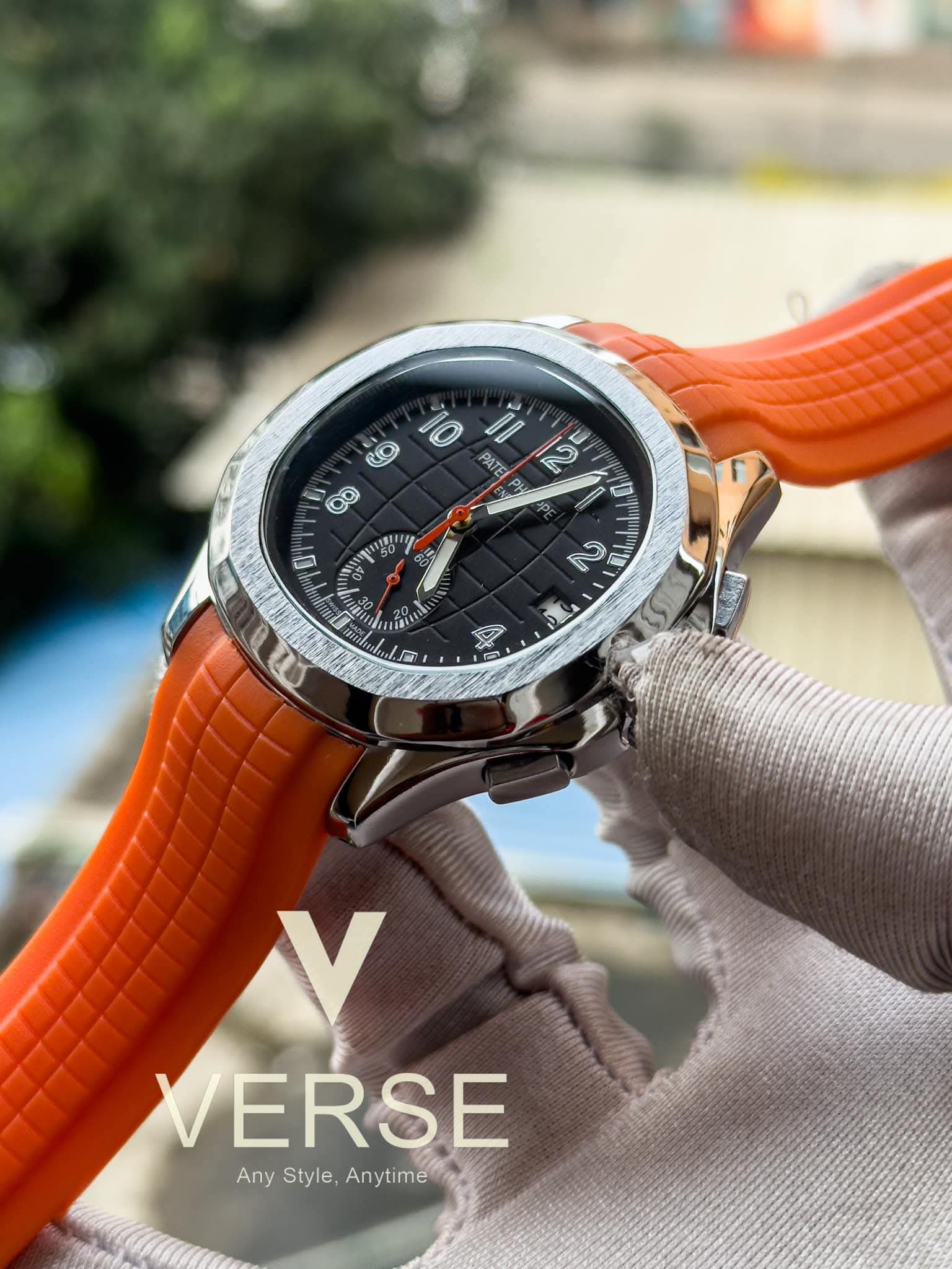 Patek Philippe AQUANAUT Orange Belt AA