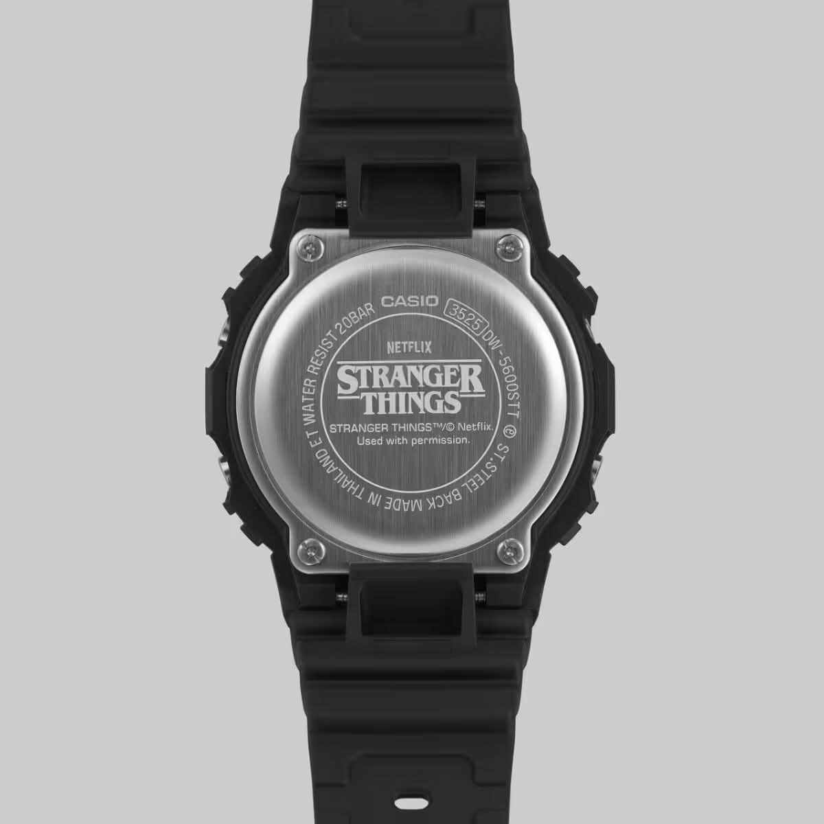 Casio G-Shock DW-5600STT-1 “Casio x Stranger Things” Digital Men’s Watch | Casio G-Shock DW-5600STT-1