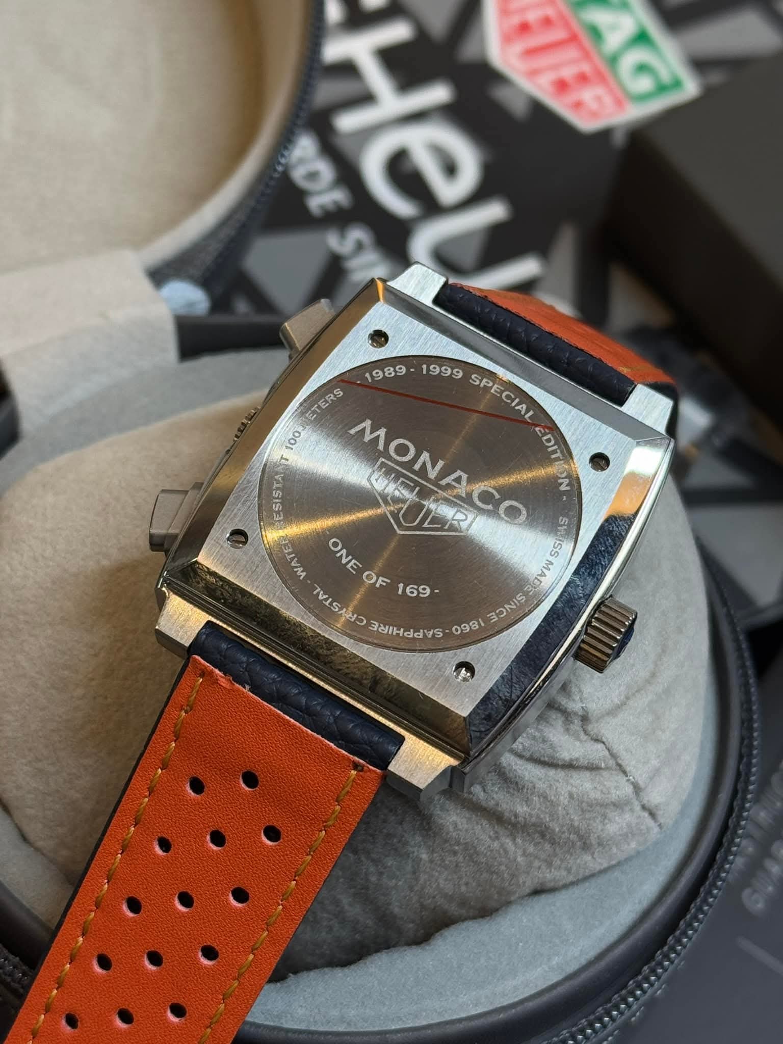 TAG Heuer Chronograph Monaco Gulf 2018 Special Edition - "Steve McQueen" Euro