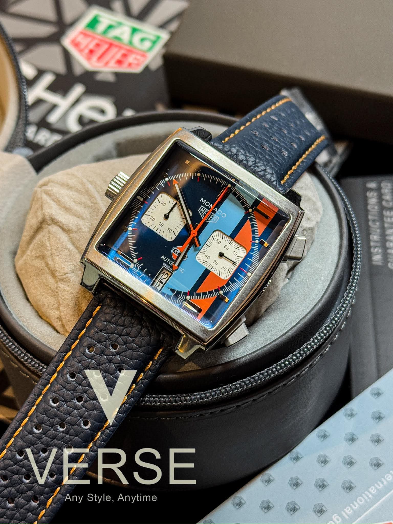 TAG Heuer Chronograph Monaco Gulf 2018 Special Edition - "Steve McQueen" Euro