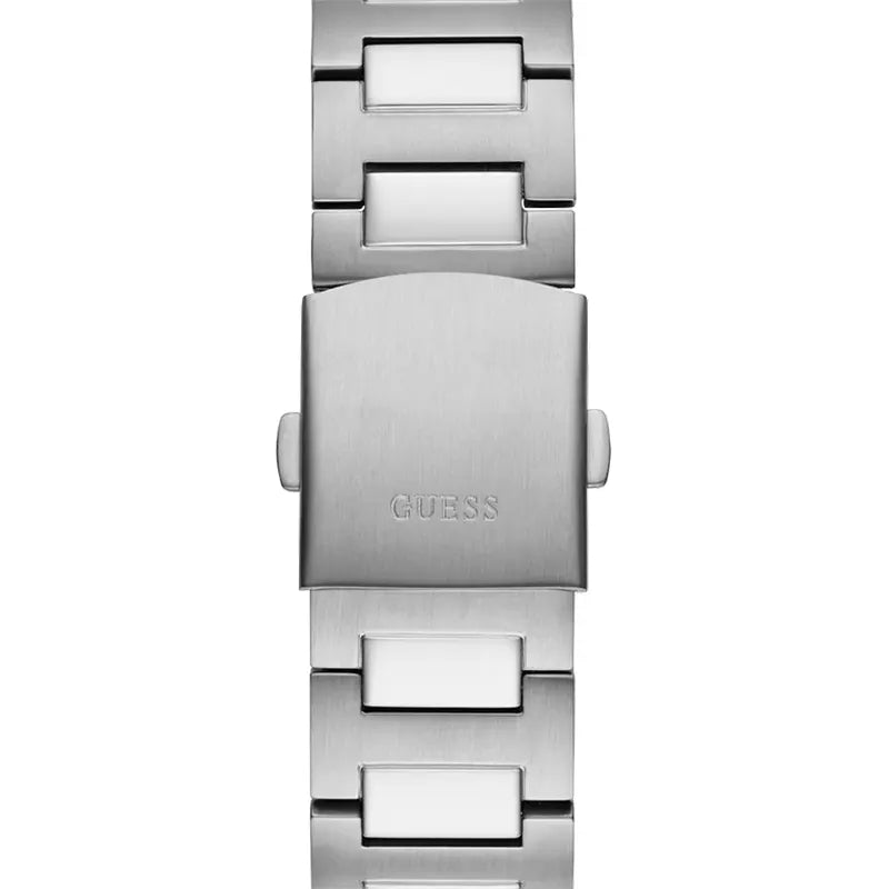 Guess Headline Multifunction GW0572G1 Men's 42mm Silver-Tone Stainless Steel Blue Dial| Guess Headline Multifunction GW0572G1