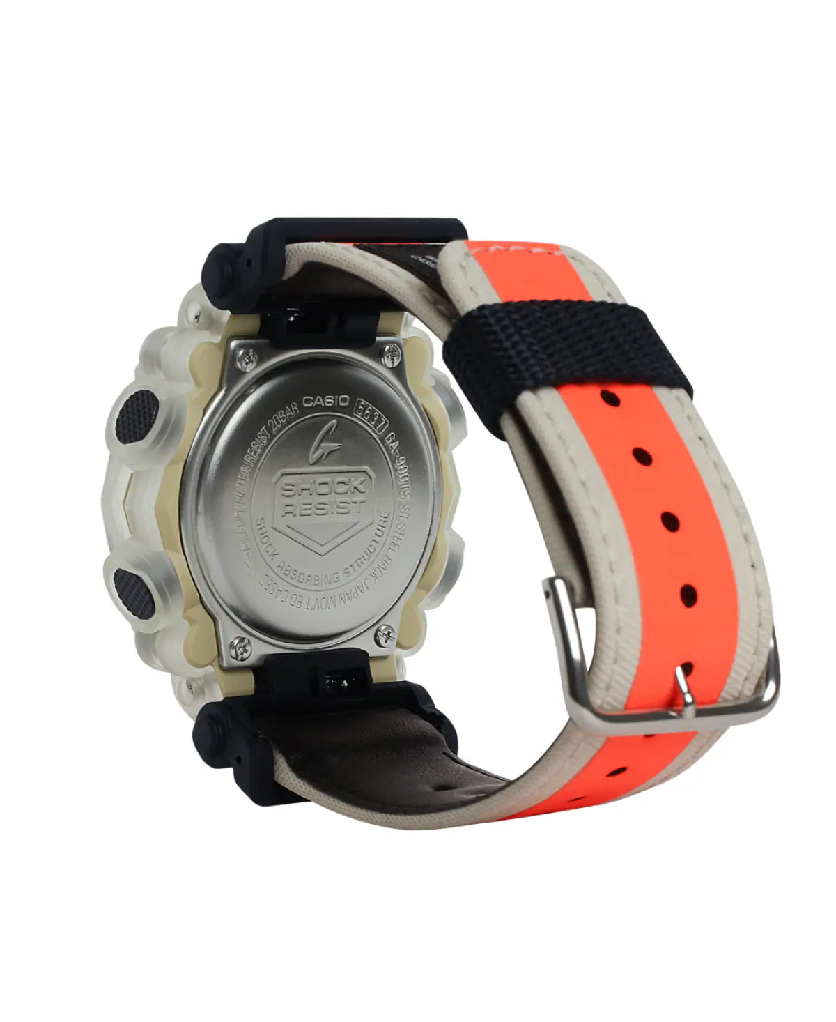 Casio G-Shock GA-900TS-4A Tough Street Series Orange Resin Men’s Analog-Digital Watch| Casio G-Shock GA-900TS-4A