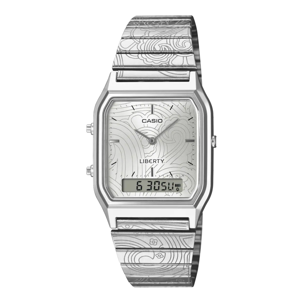 Casio Vintage AQ-230ELT-7A Liberty Edition Men's Stainless Steel Watch | AQ-230ELT-7A