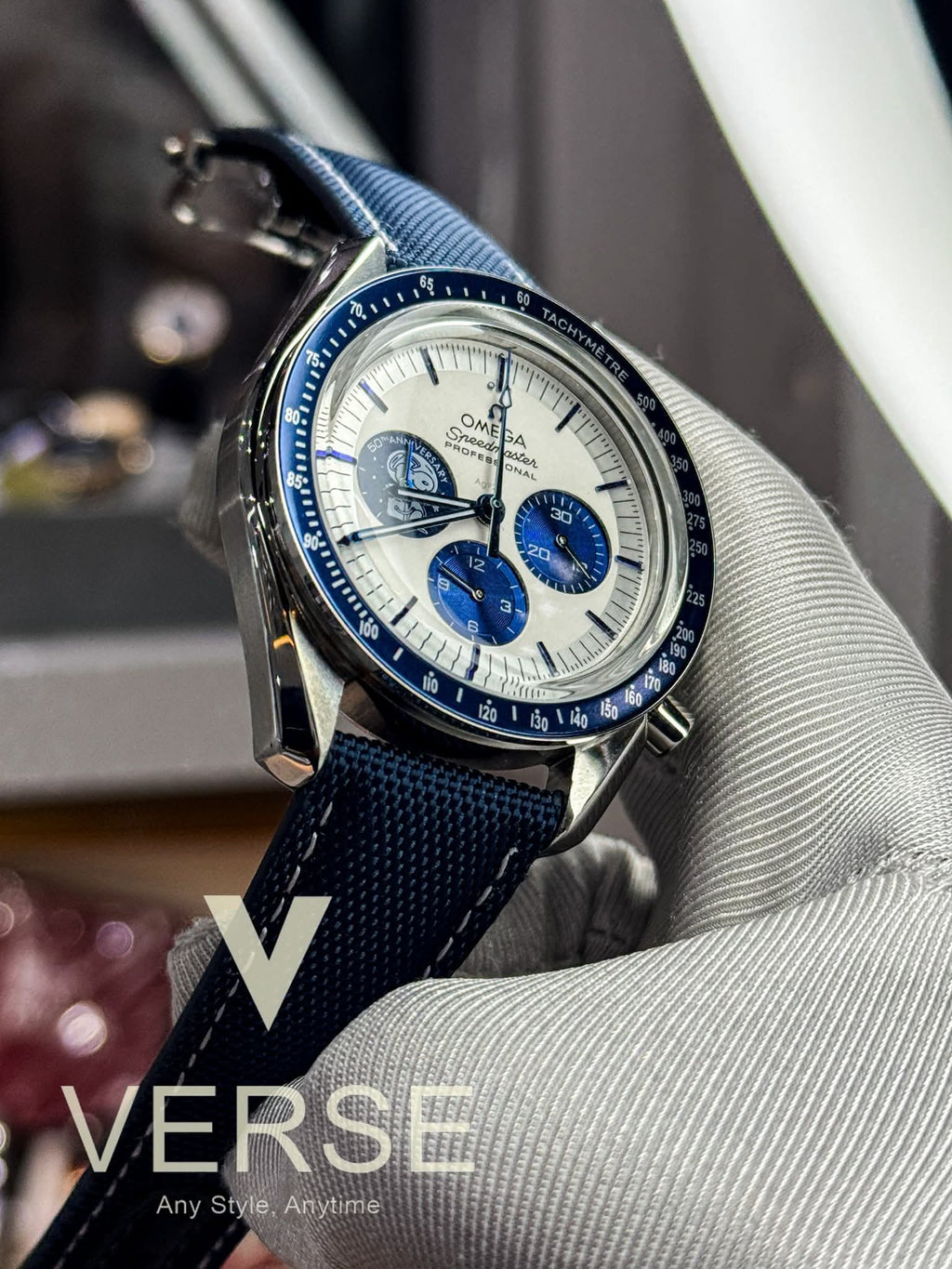 Omega Speedmaster "Silver Snoopy" 50th Anniversary Euro