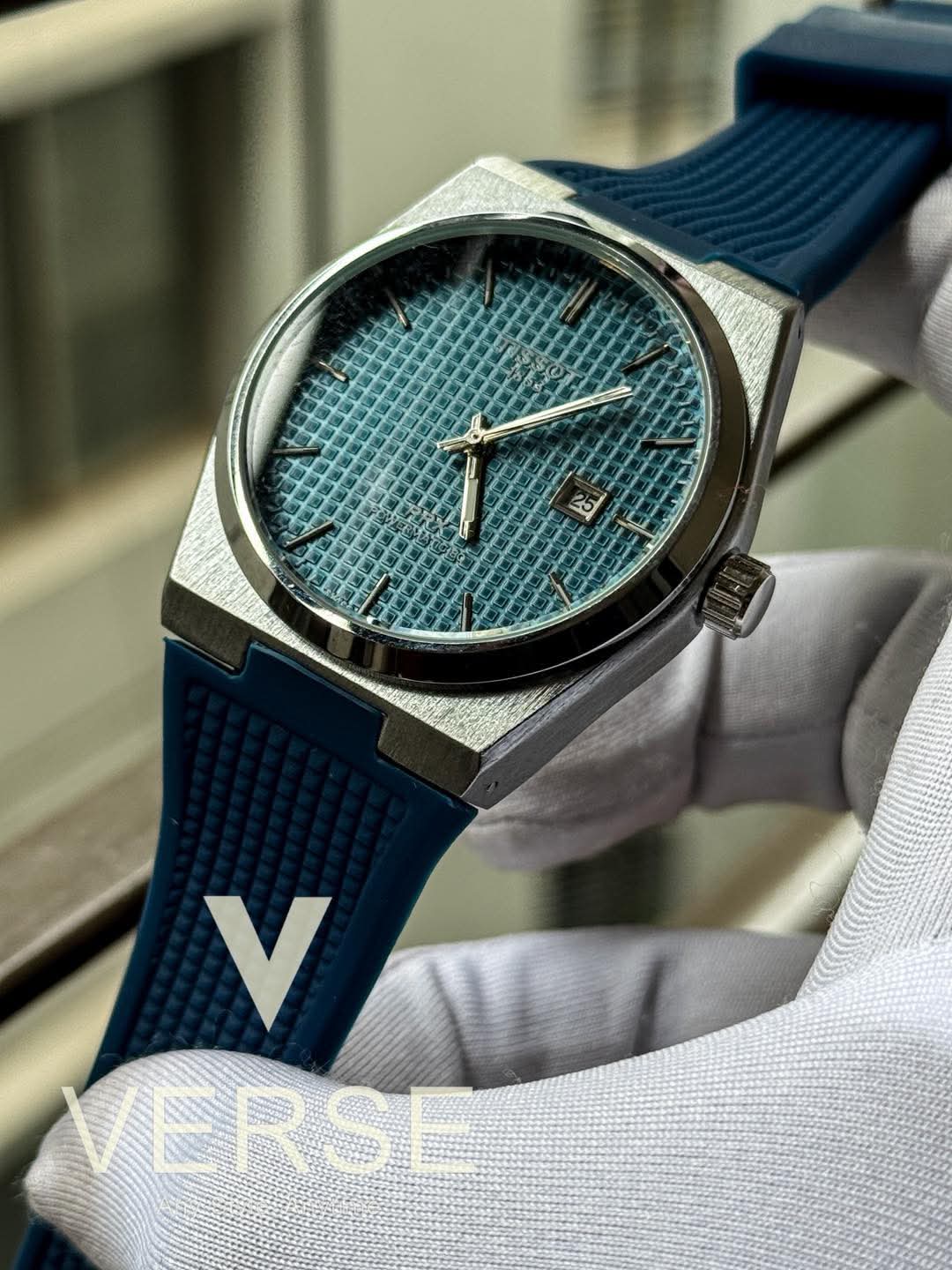 Tissot PRX Powermatic 80 Blue Waffle Dial AA