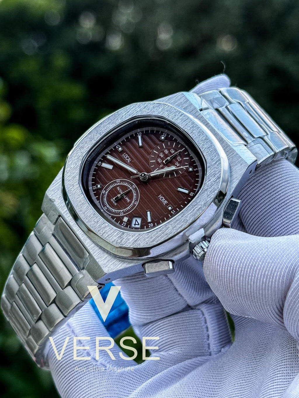 Patek Philippe Nautilus Chronograph Brown Dial AA